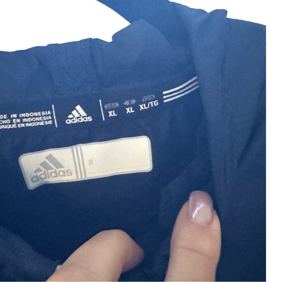 XL Michigan Adidas Windbreaker - Hoodie with half zip - excellent condition🏈🏈 - Picture 6 of 6